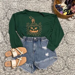 Romwe Jack-o’-lantern Sweater Size L
